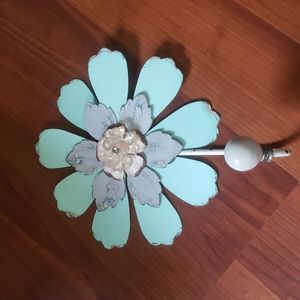 Painted flower wall hook